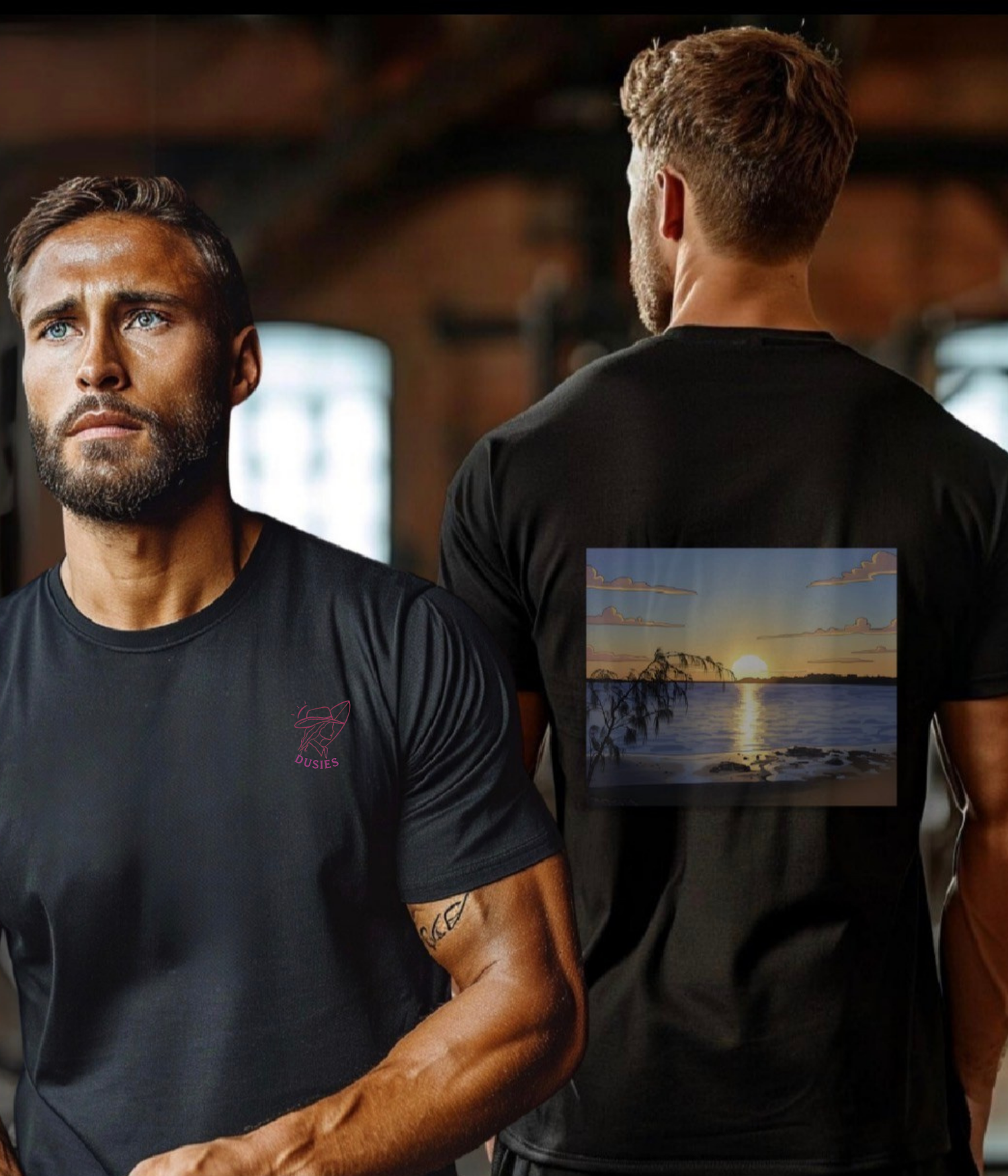 Dusies Coastal Tee - Quiet Horizon