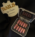 Rose Sand Press-on Nail Set