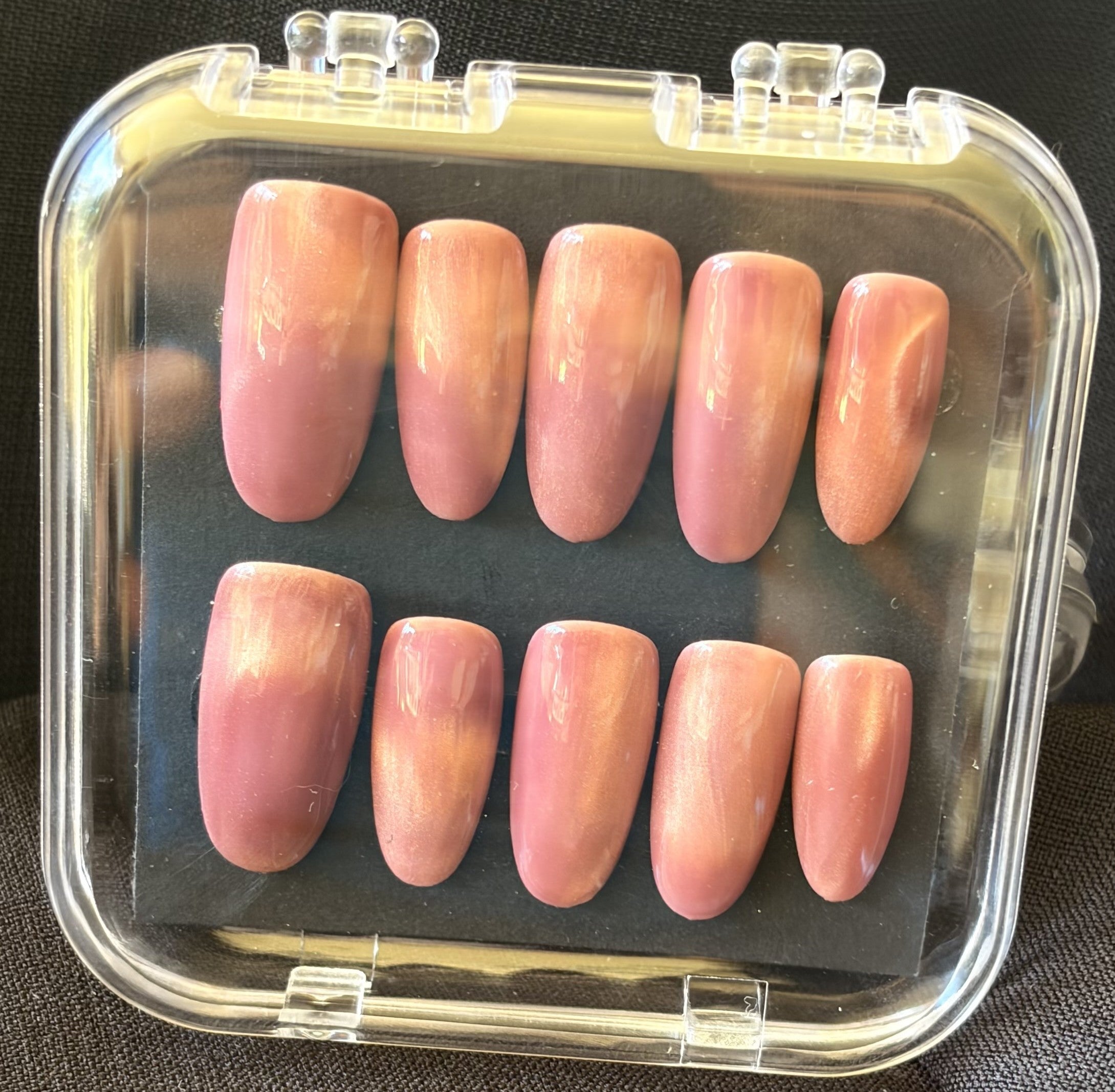 Rose Sand Press-on Nail Set
