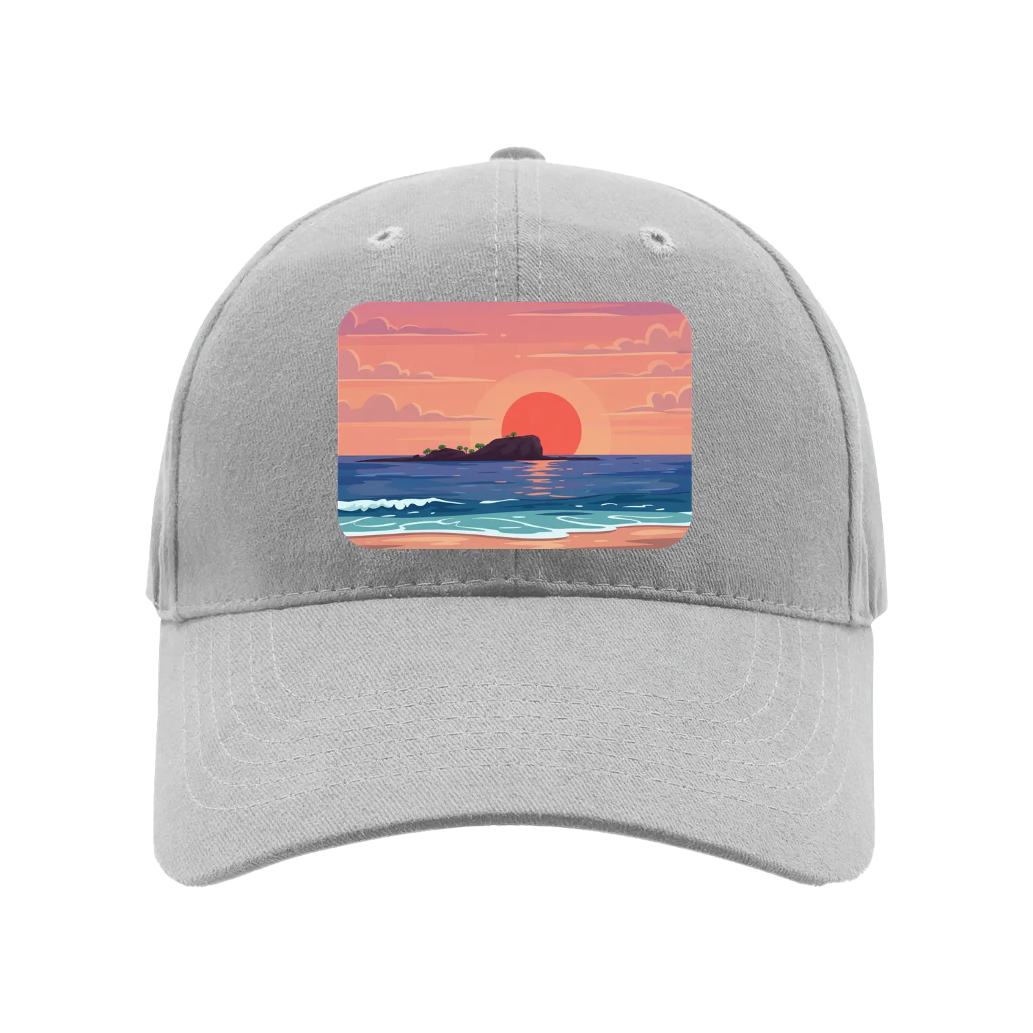 Silver front flat lay