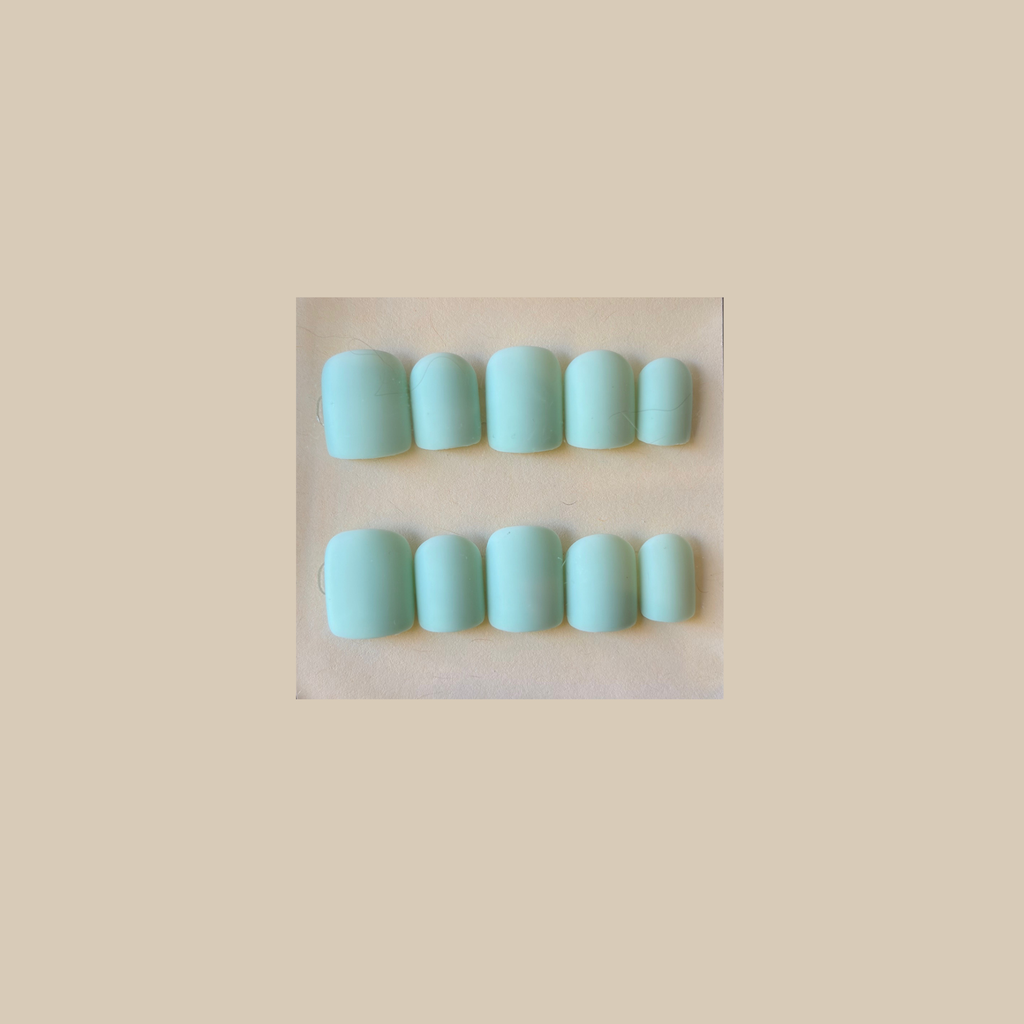 Sage Tide Press-on Nail Set (Large)
