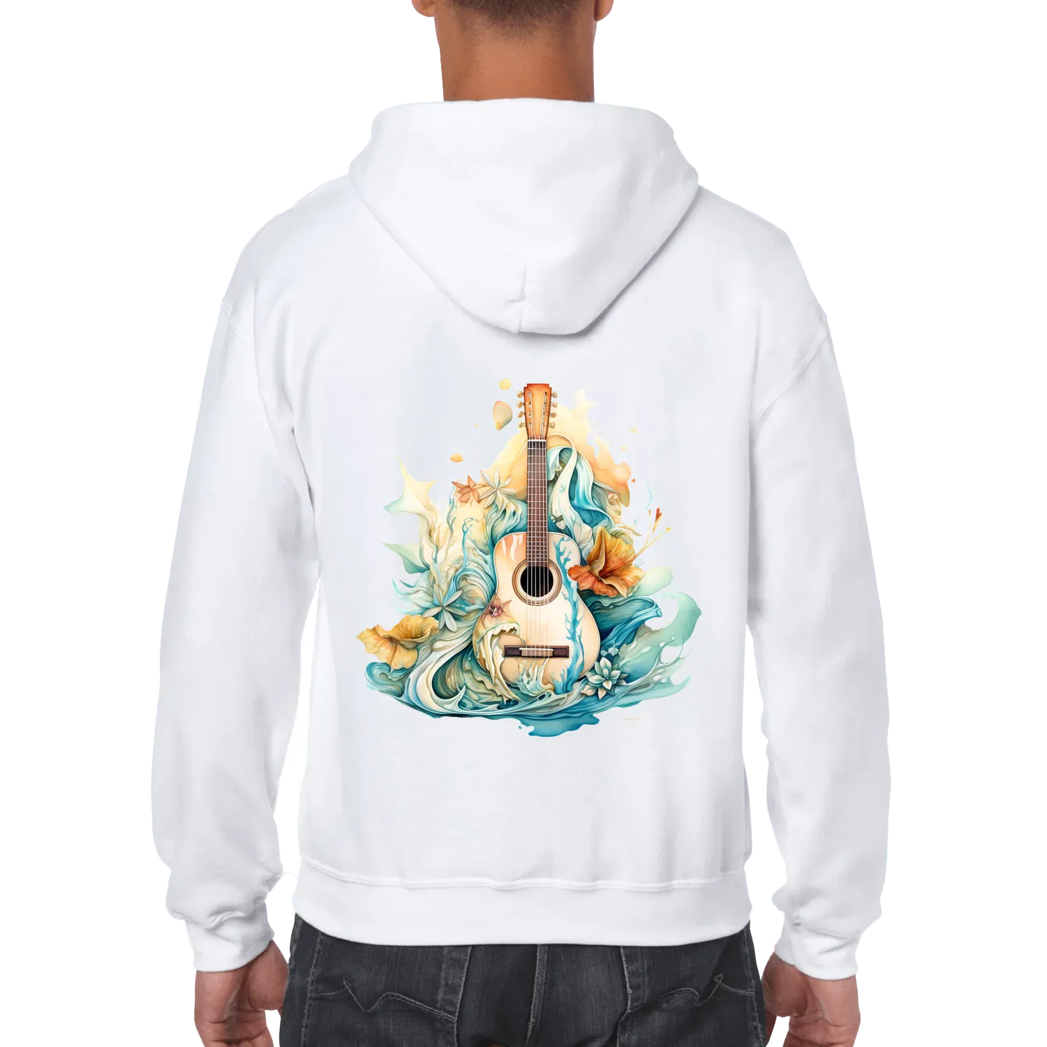 White back flat lay