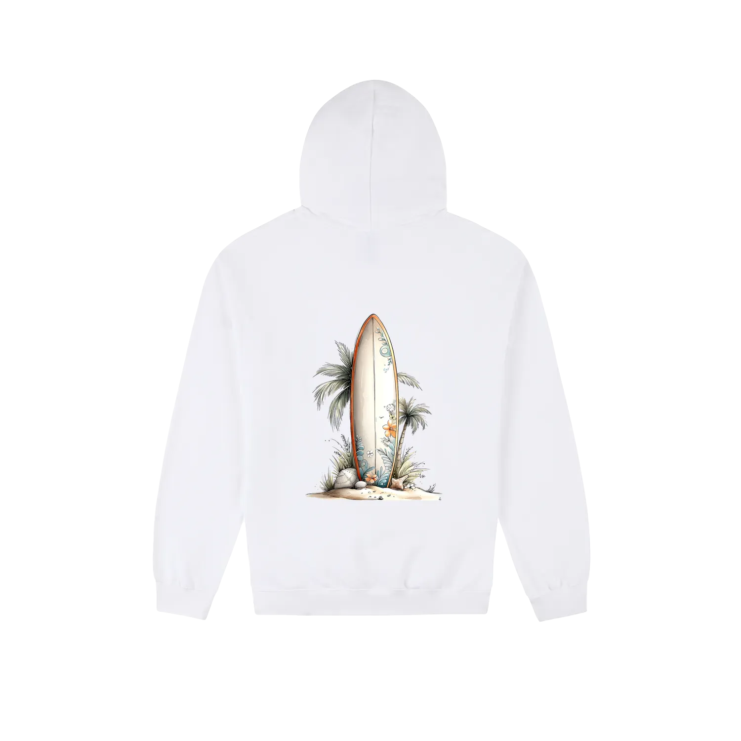 White back flat lay
