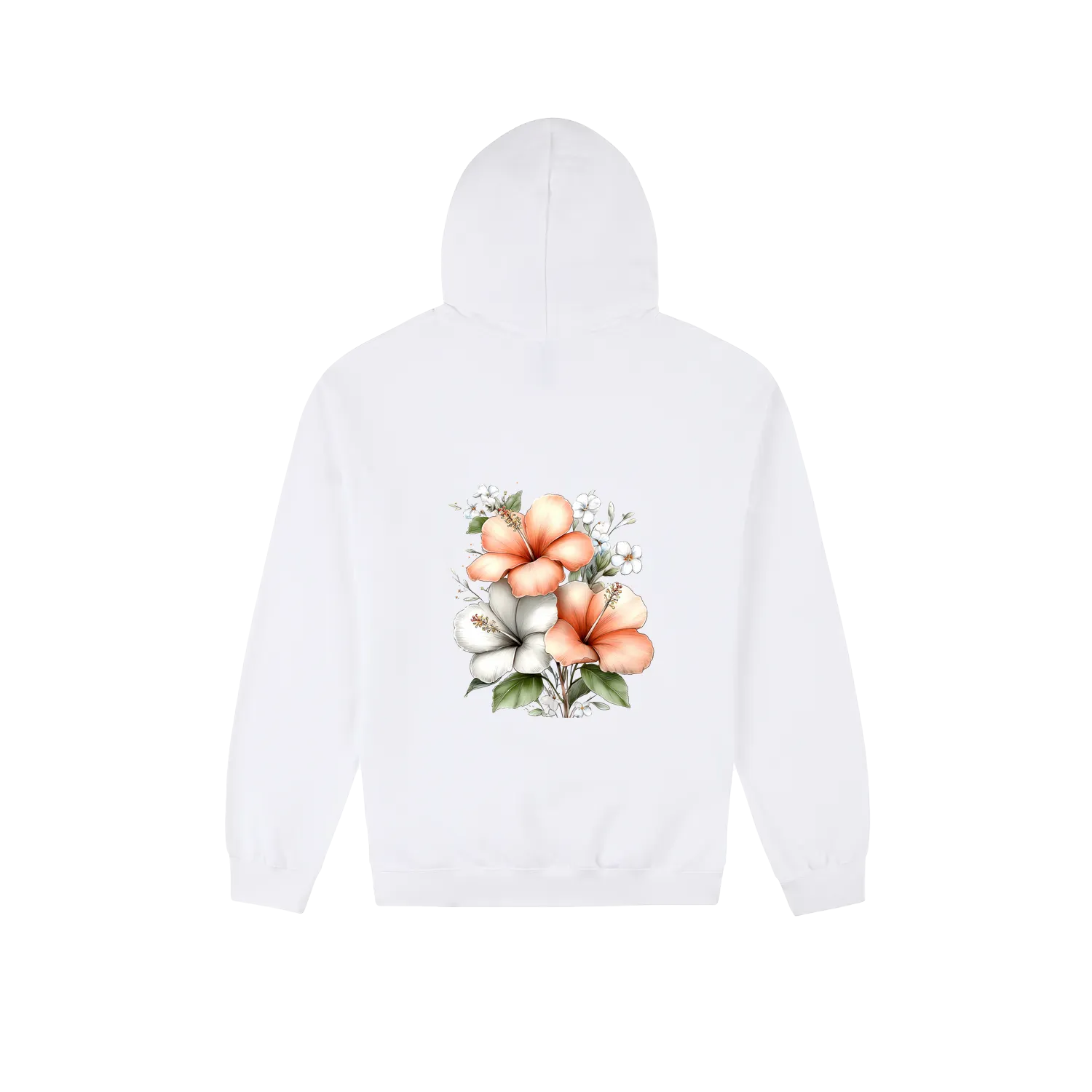 White back flat lay