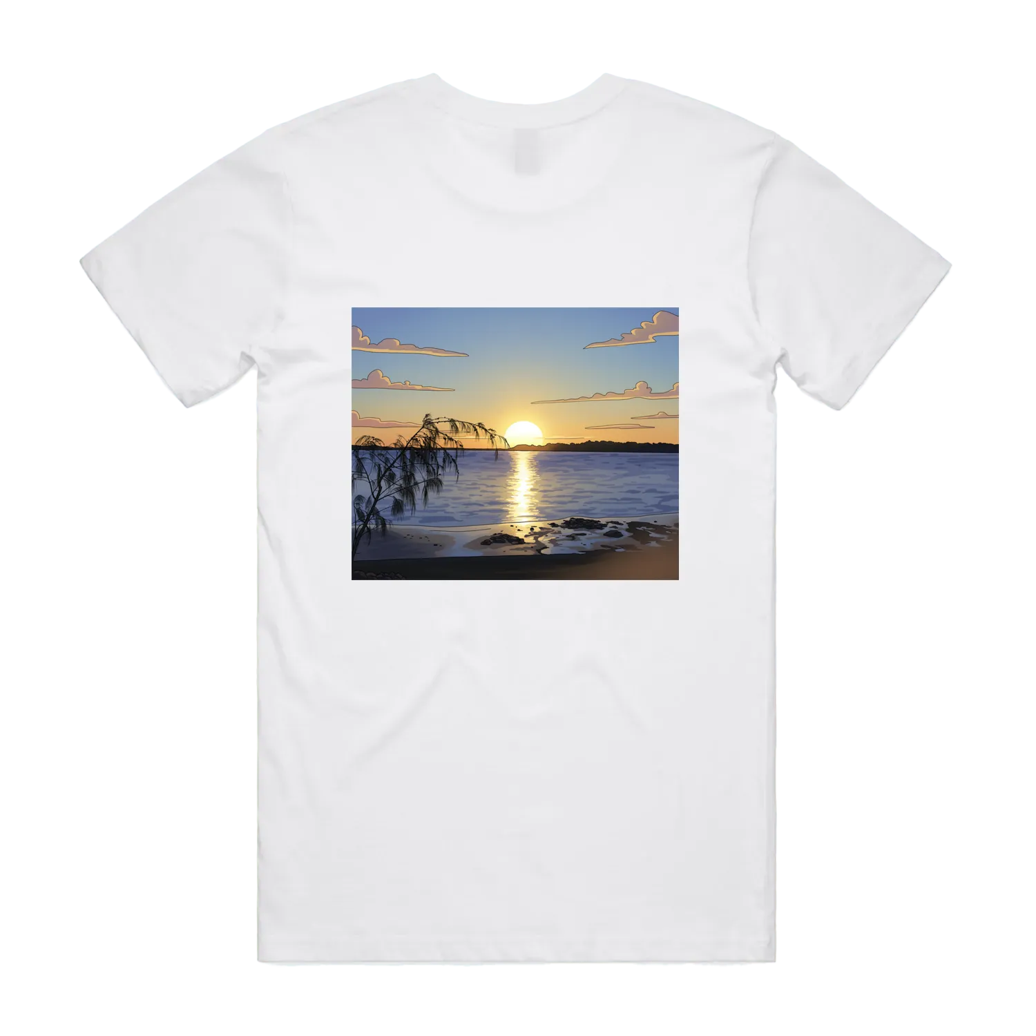 Dusies Coastal Tee - Quiet Horizon