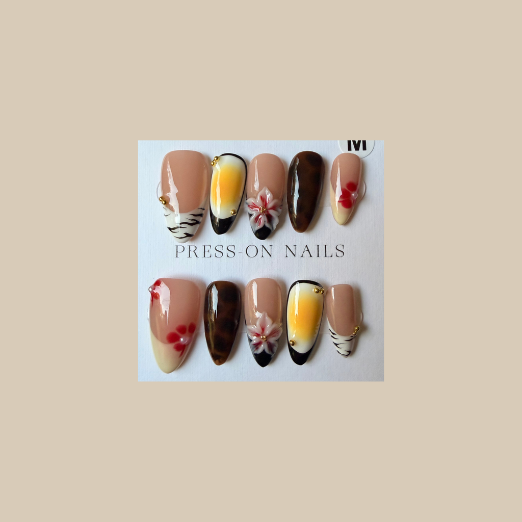 Autumn Bloom Press On-Nail Set