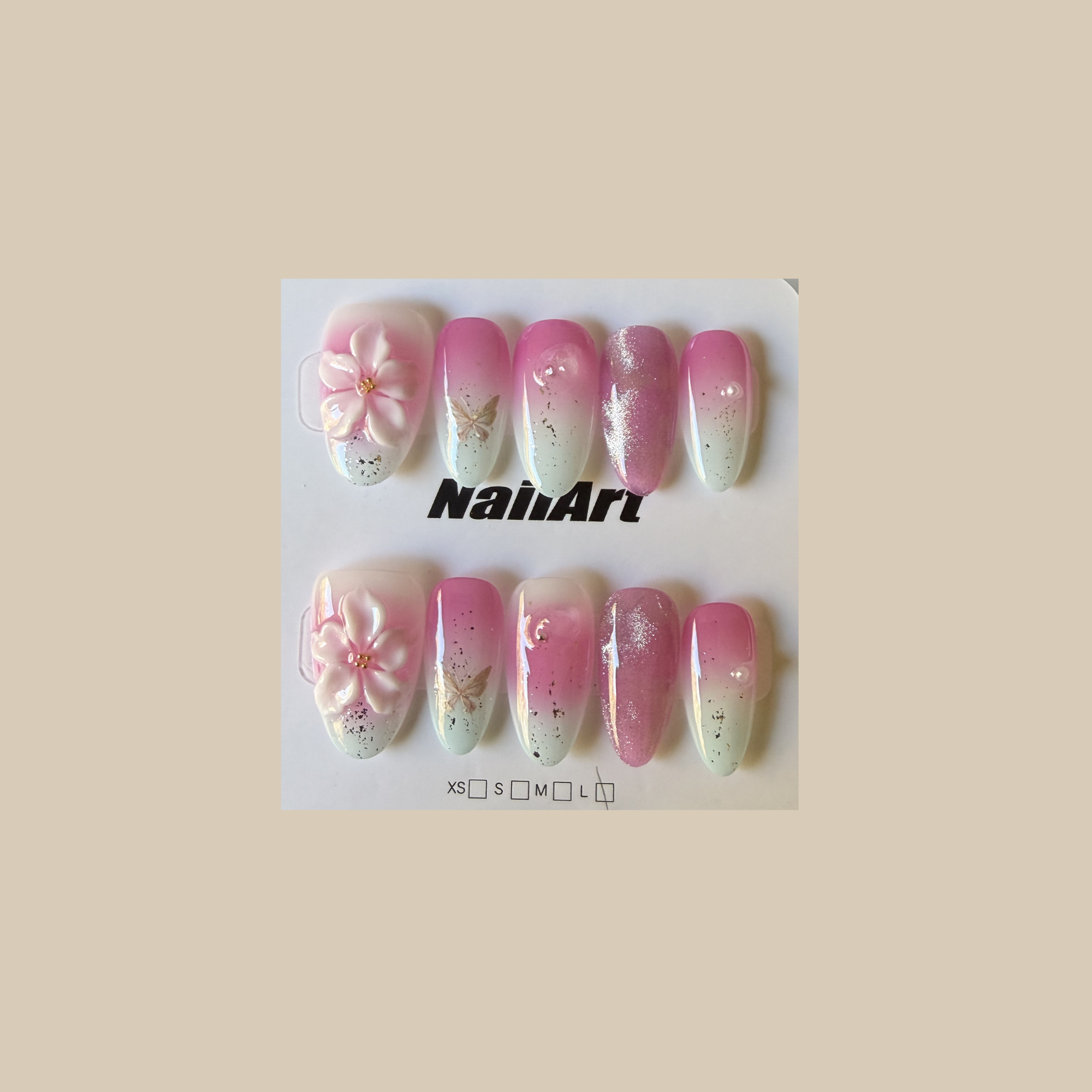 Blush Petal Press On-Nail Set