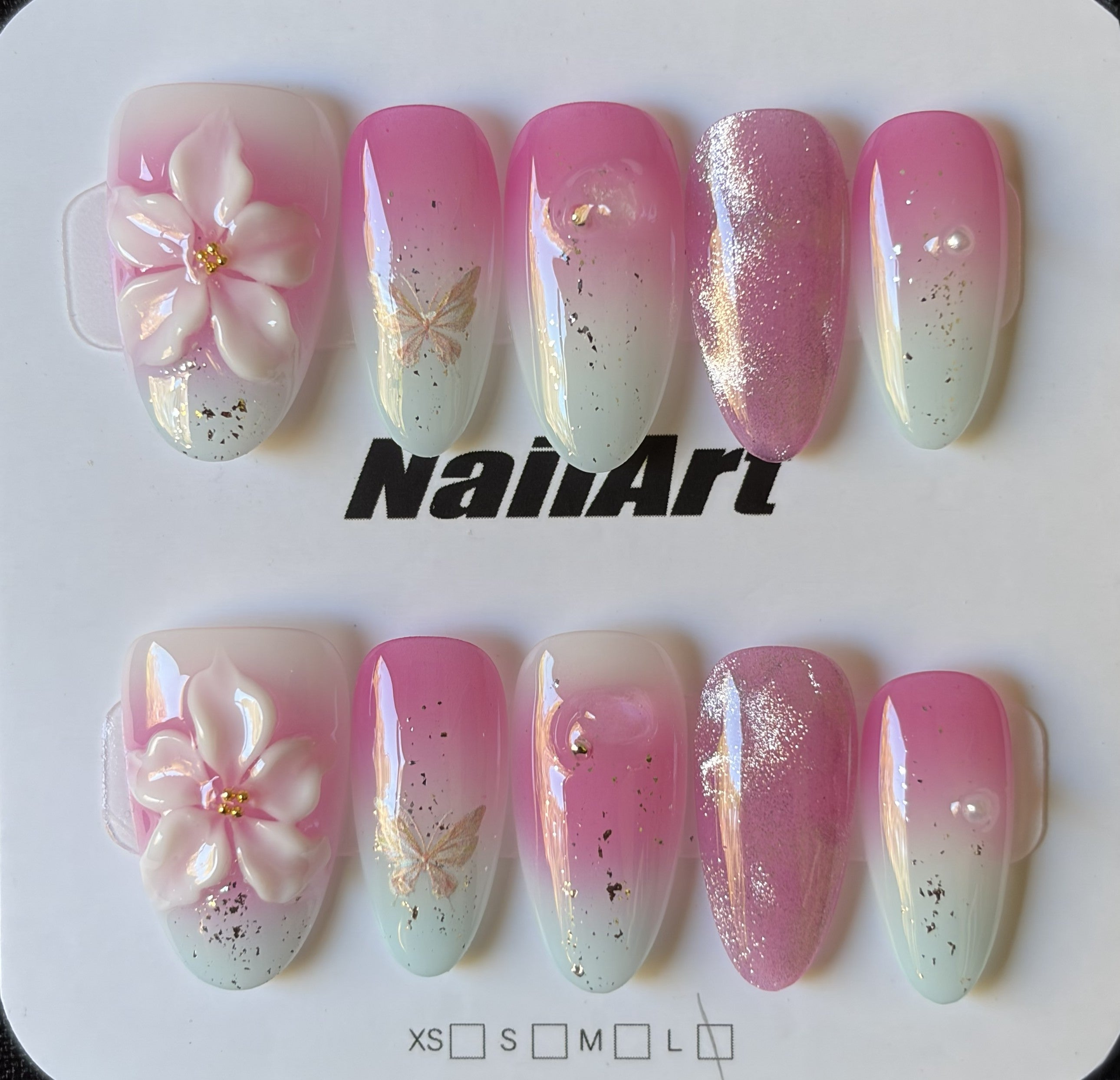 Blush Petal Press On-Nail Set