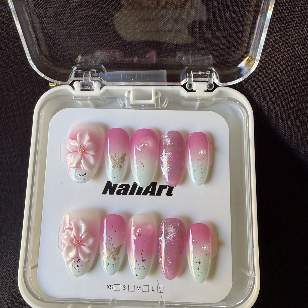 Blush Petal Press On-Nail Set