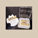 Coastal Daisy Press On-Nail Set