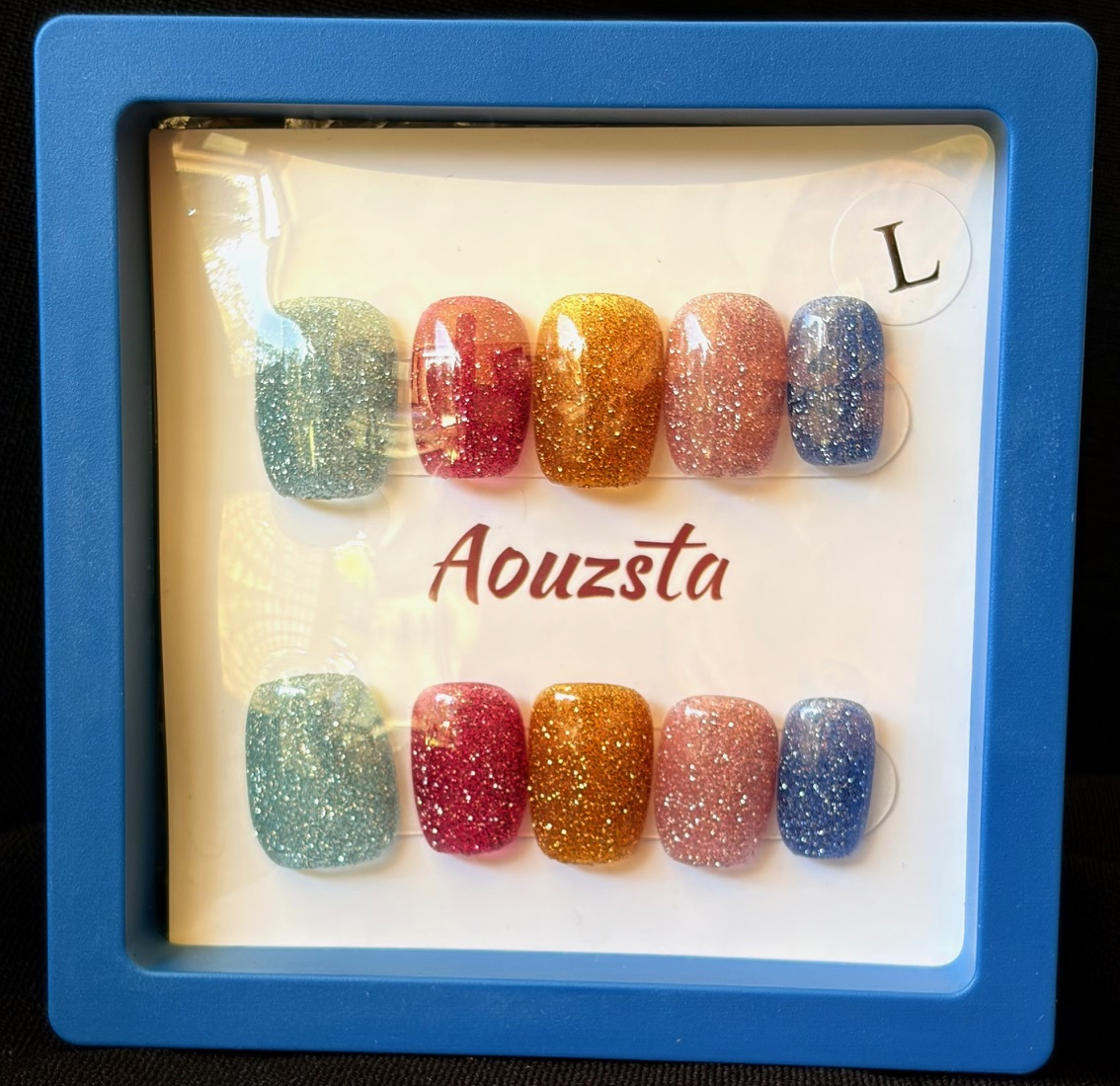 Coastal Spark Press-On Nail Set