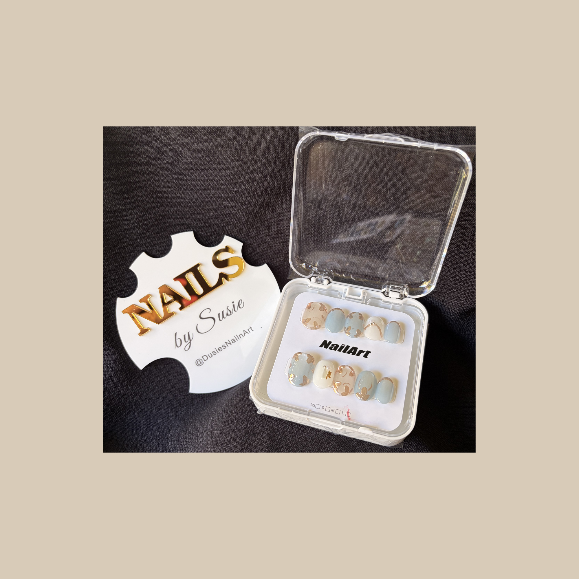 Golden Dune Press On-Nail Set