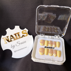 Coastal Daisy Press On-Nail Set