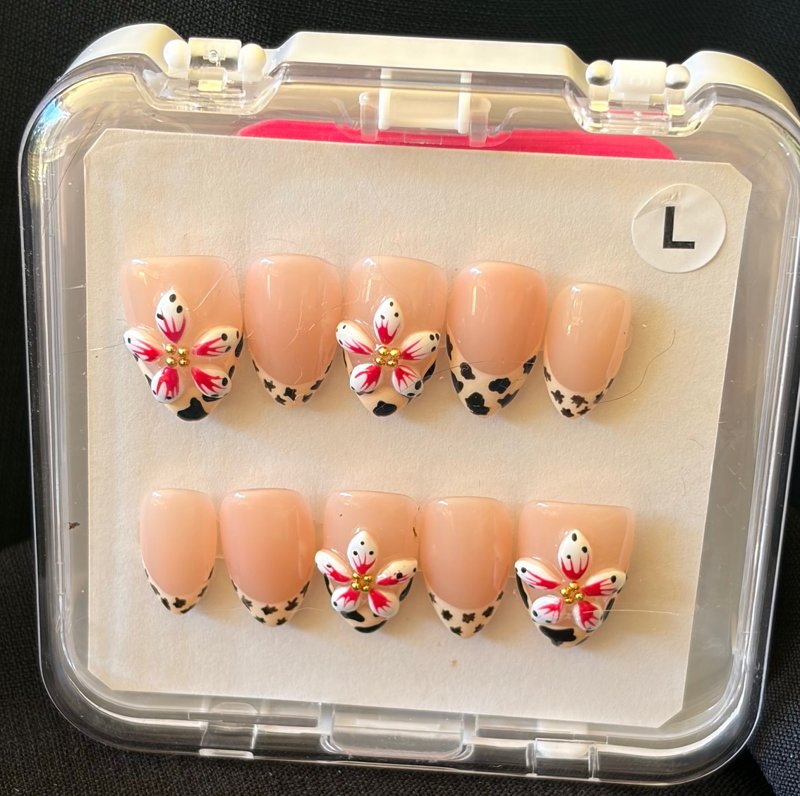 Frangipani Island Press-On Nail Set