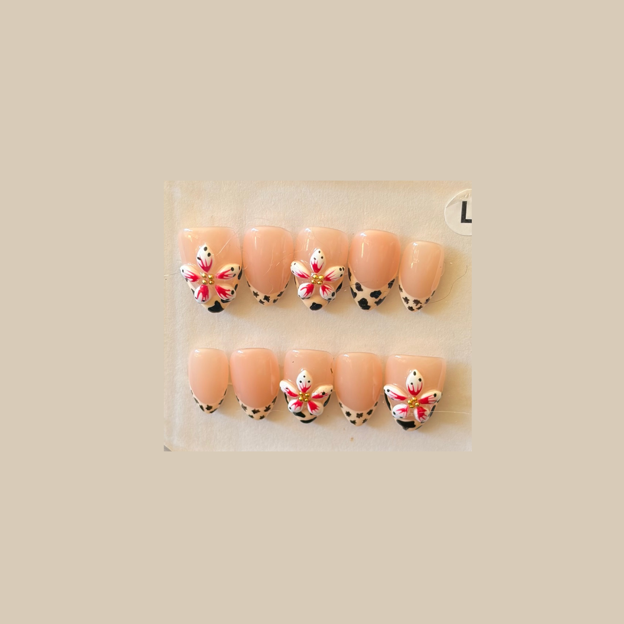 Frangipani Island Press-On Nail Set
