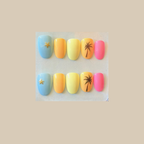 Island Glow Press On-Nail Set