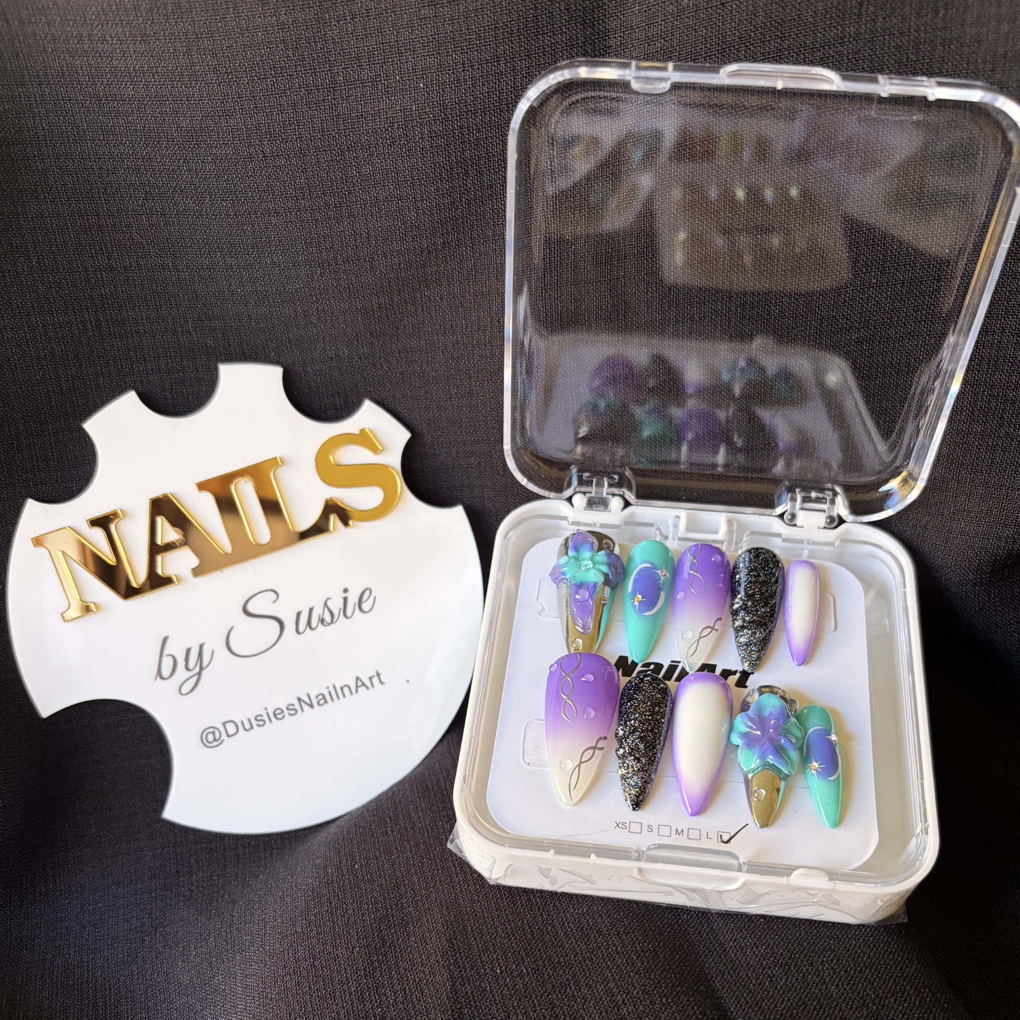 Mermaid Mirage Press On-Nail Set