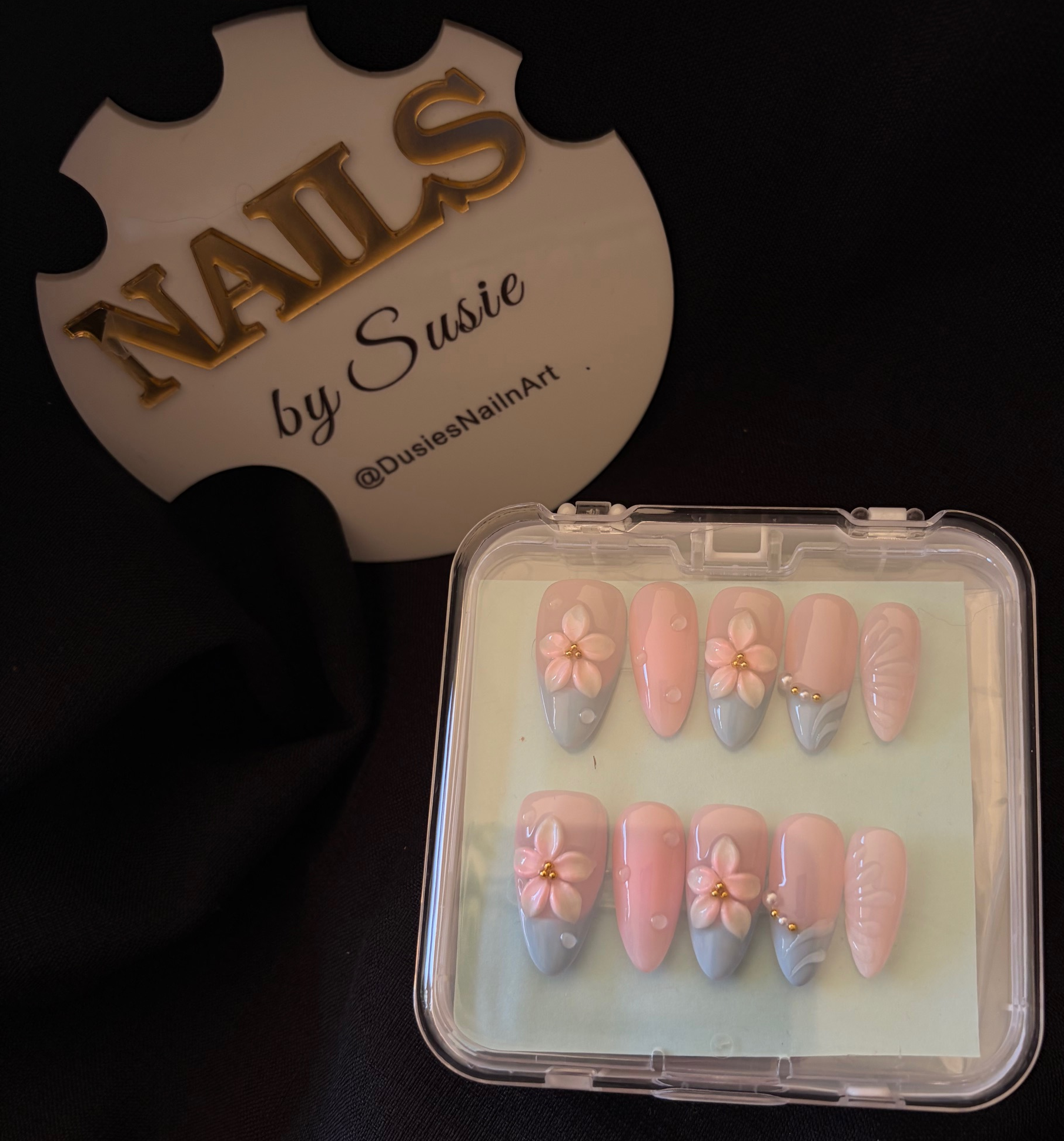 Morning Tide Bloom Press-On Nail Set