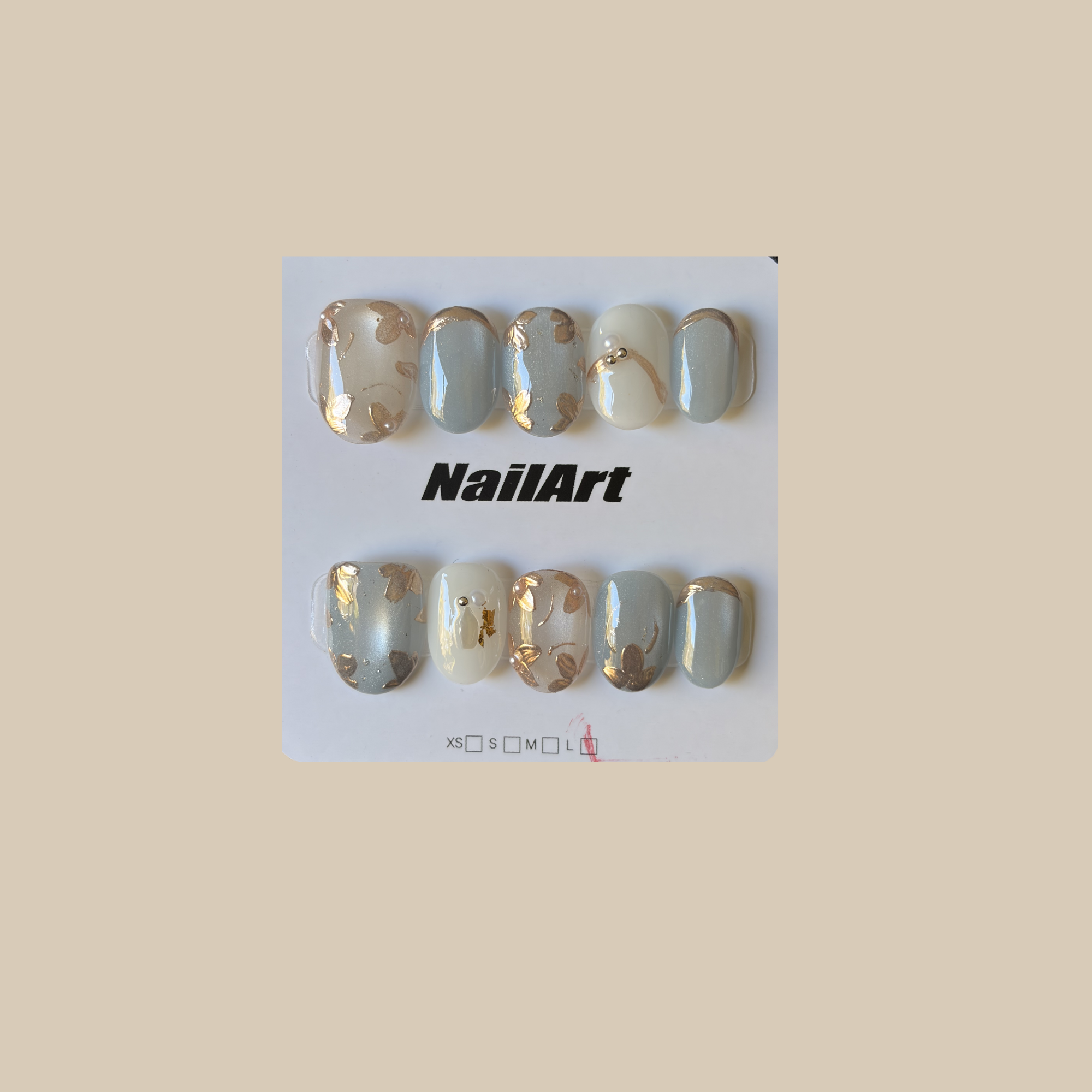 Golden Dune Press On-Nail Set