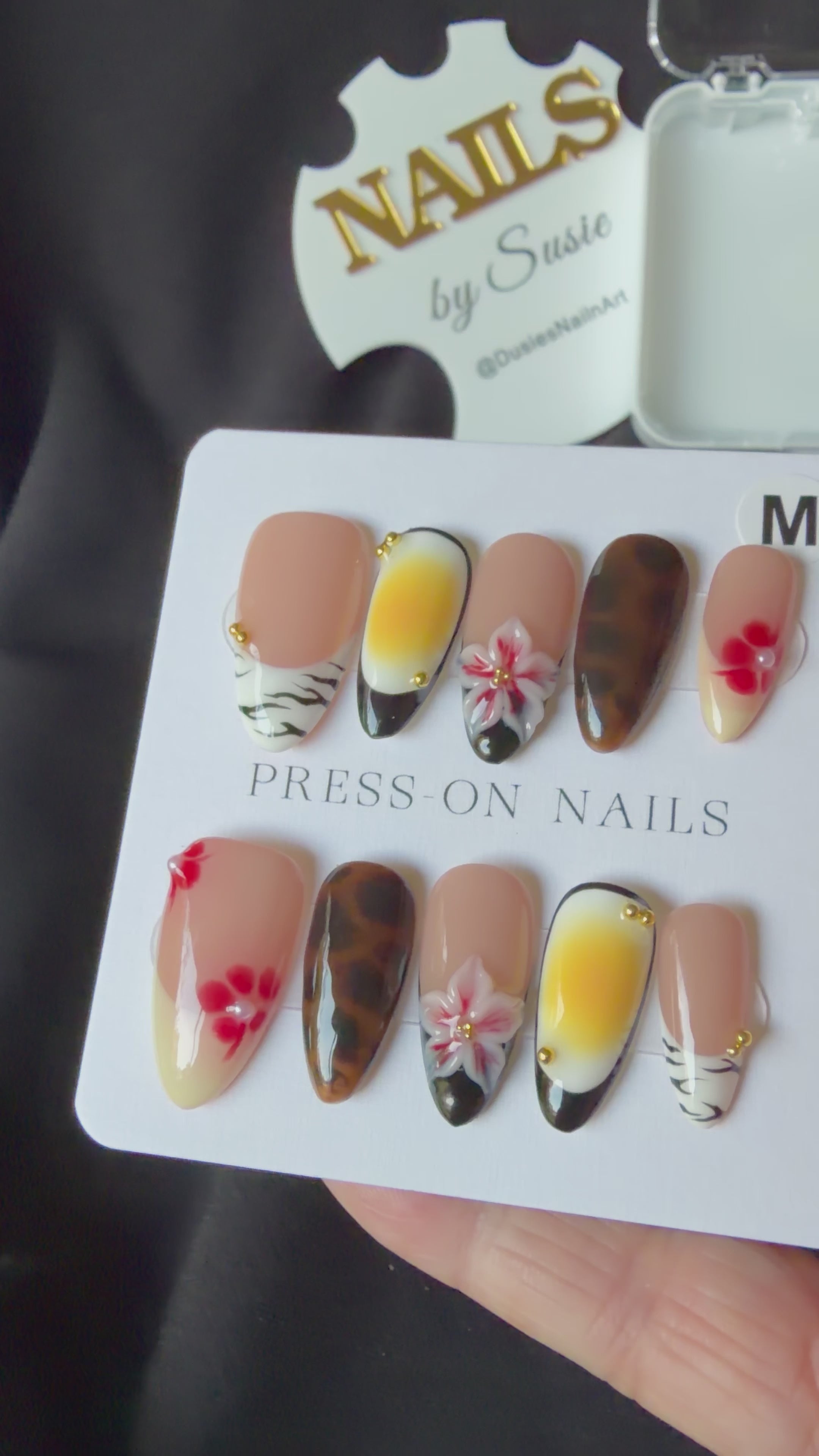 Autumn Bloom Press On-Nail Set