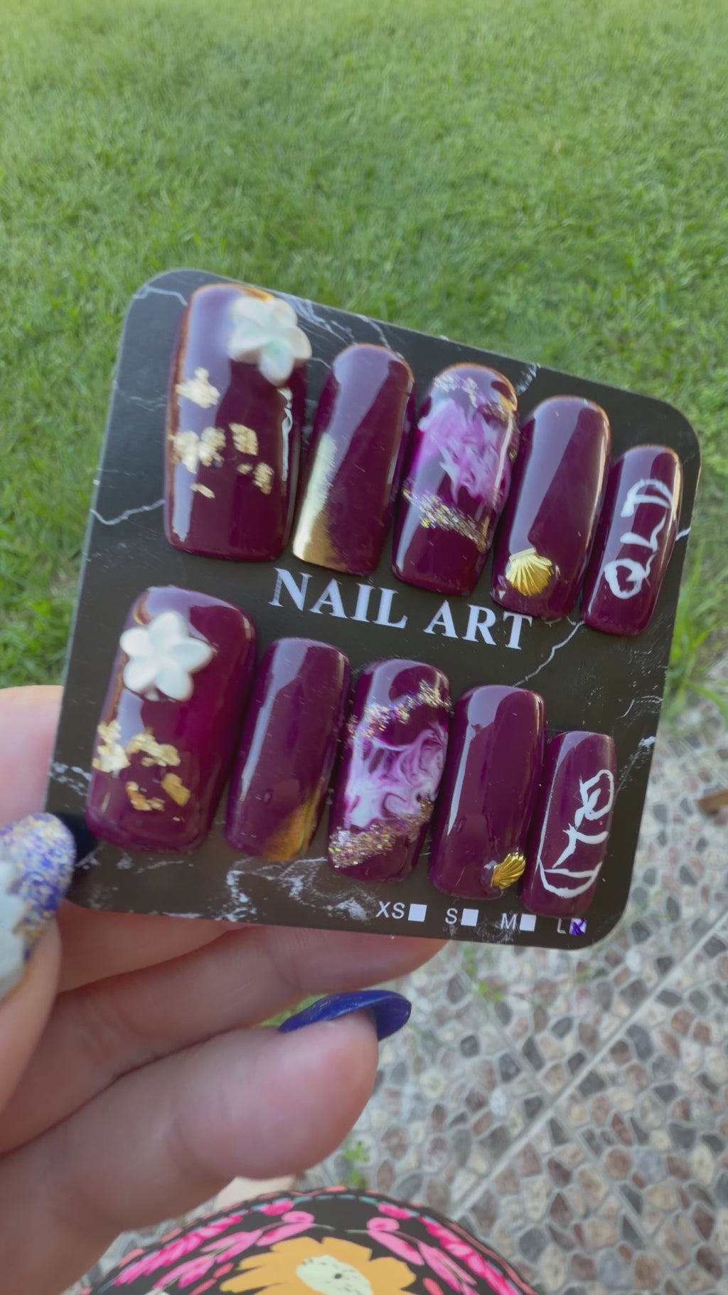 State of Origin Nails - Short Stilletto