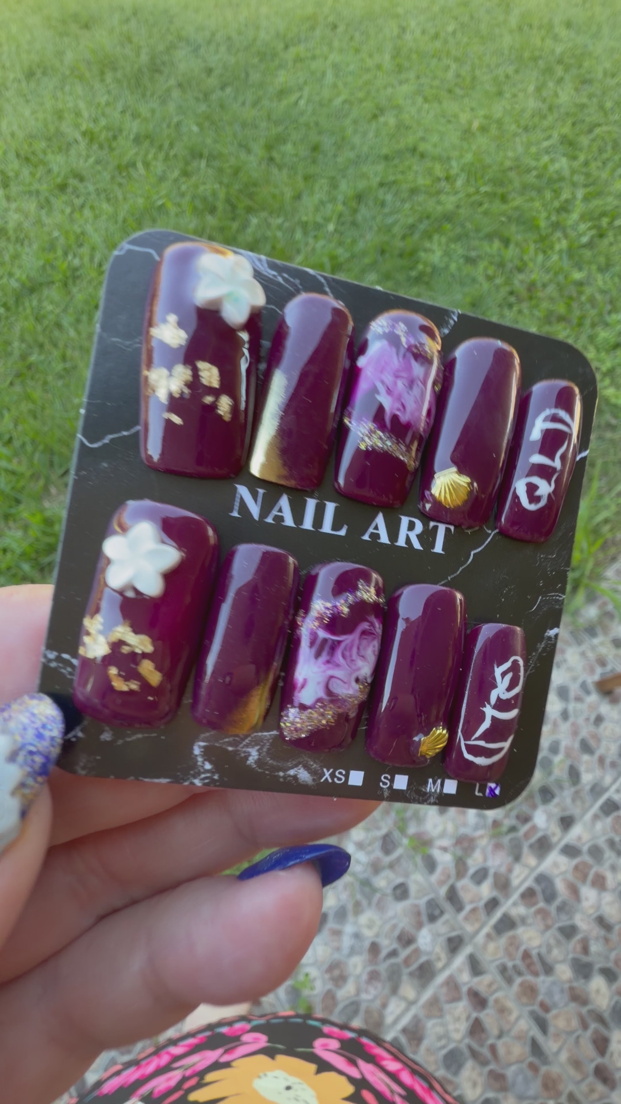 State of Origin Nails - Short Stilletto