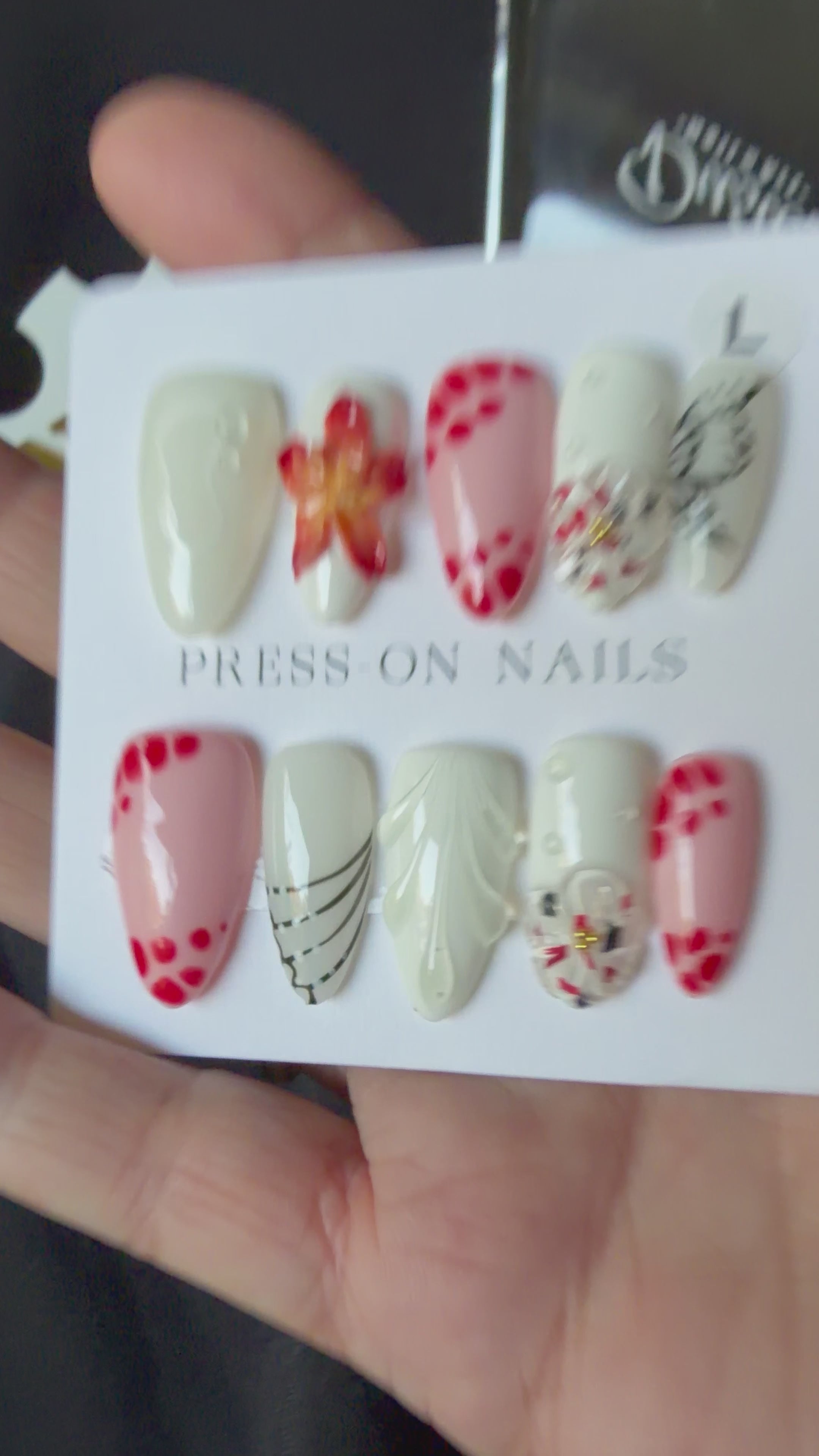 Sunset Tide Press On-Nail Set