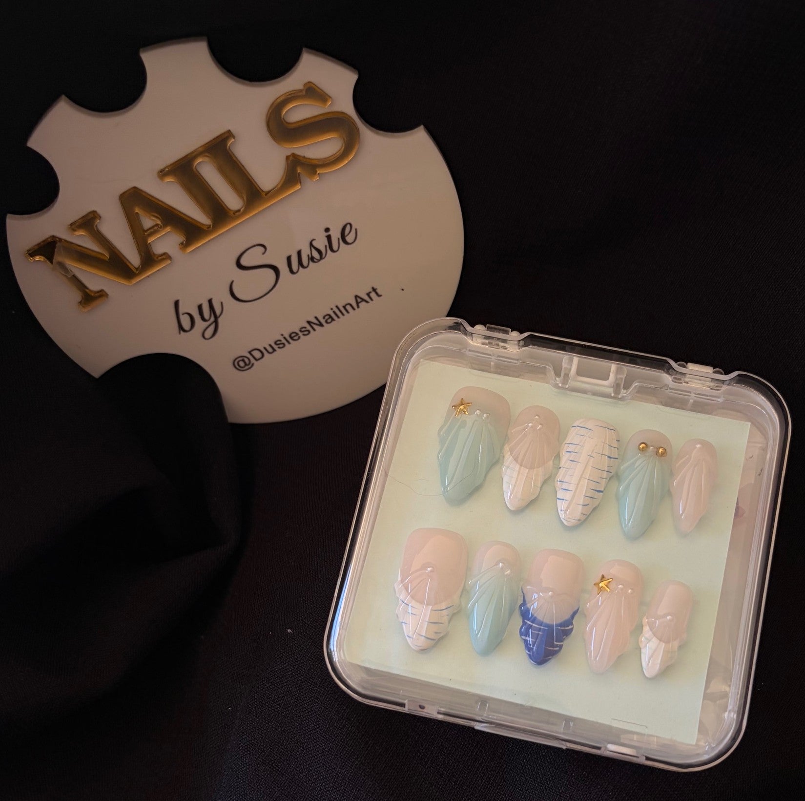 Seashell Drift Press-On Nail Set