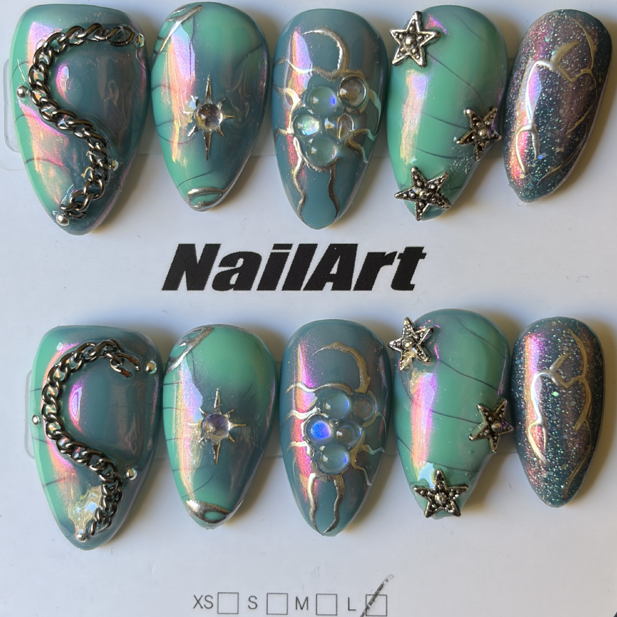 Siren Tide Press On-Nail Set