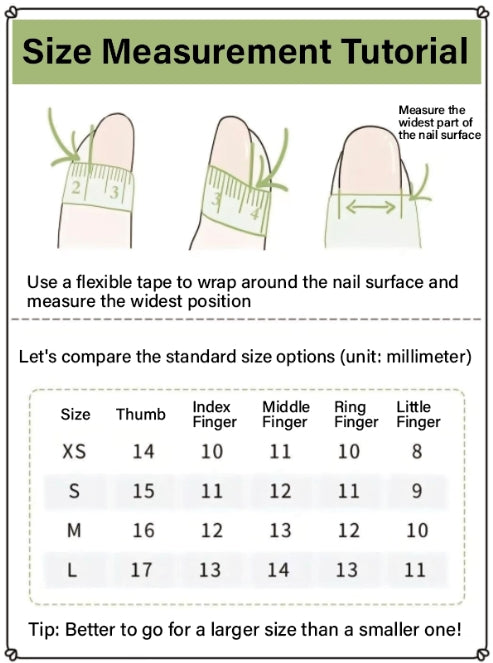 Coastal Flutter Press On-Nail Set