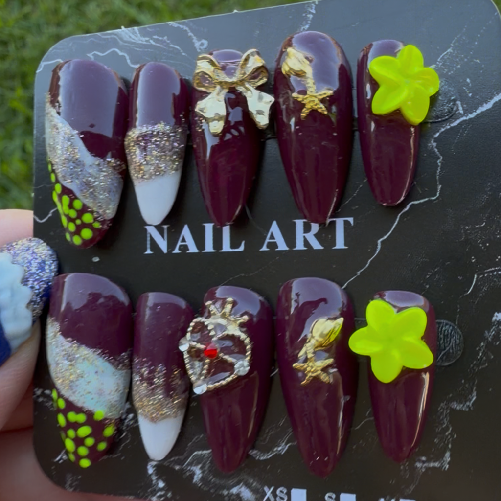 State of Origin Nails - Medium Almond