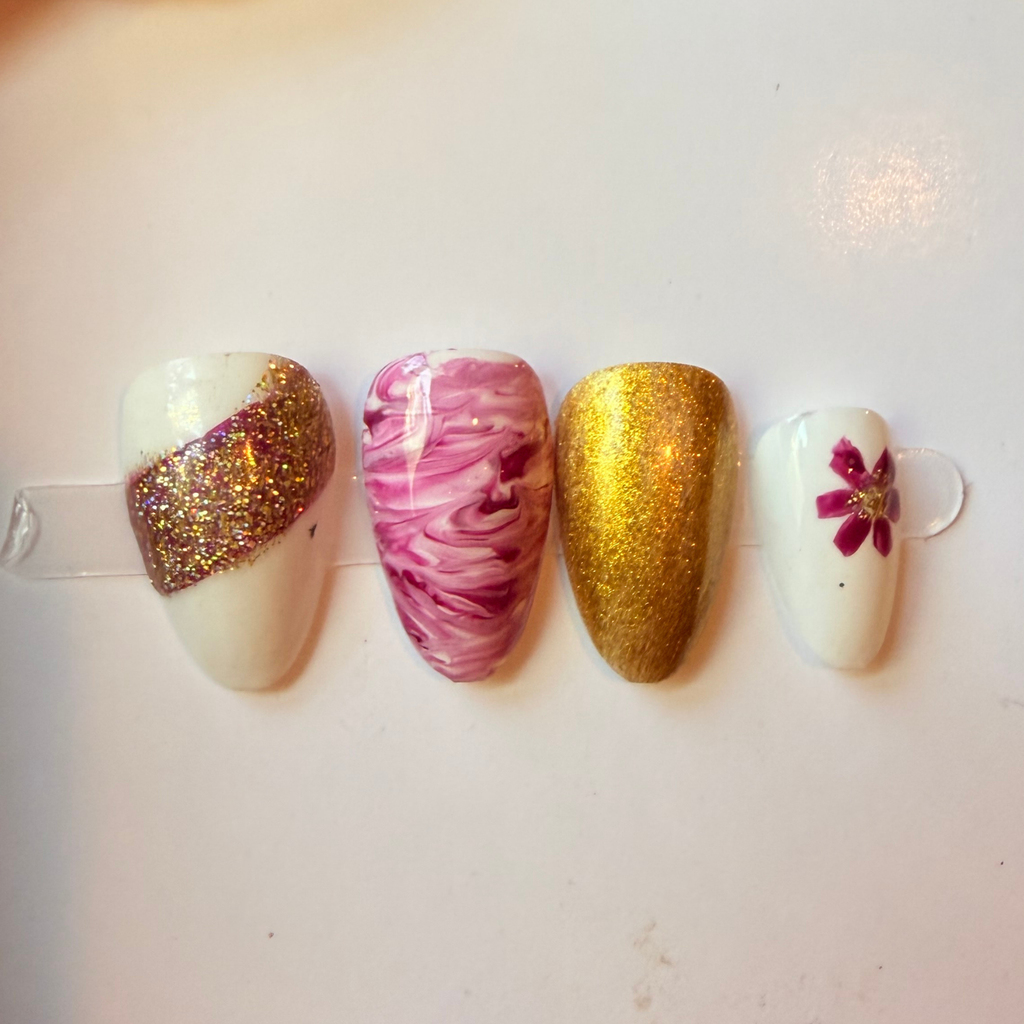 State of Origin Nails - Short Stilletto