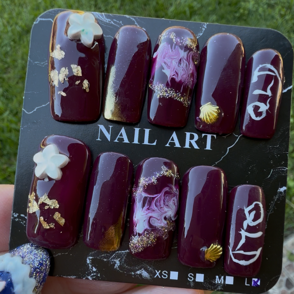 State of Origin Nails - Medium Square