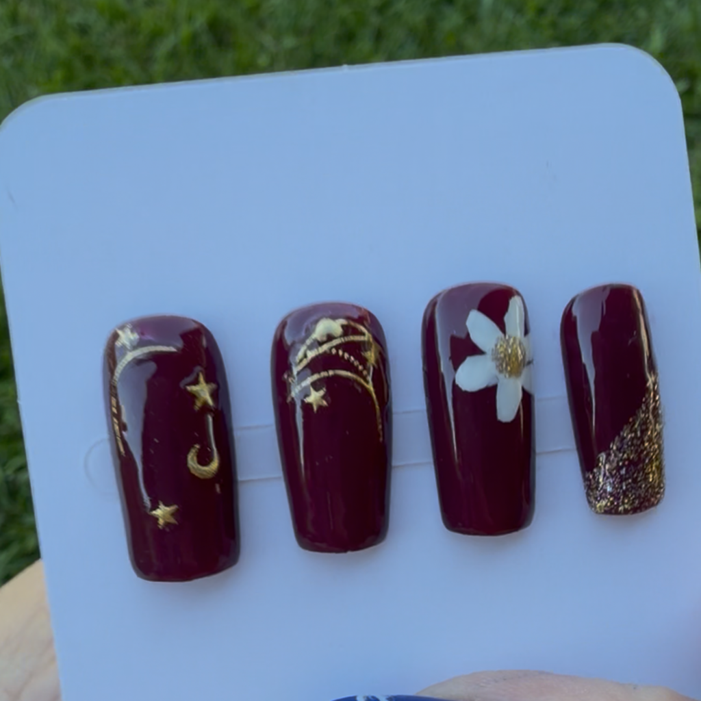 State of Origin Nails - Medium Square