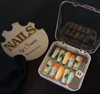 Sunset Horizon Press On-Nail Set