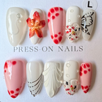 Sunset Tide Press On-Nail Set